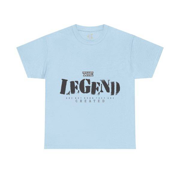 The Legend Blue Color T-Shirt For Unisex Heavy Cotton Tee
