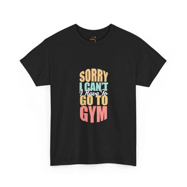 Funny Gym Apology Tee - Unisex Heavy Cotton T-Shirt