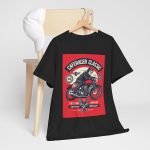 Caferacer Classic Motorcycle Custom Garage T-Shirt For Men Heavy Cotton Tee