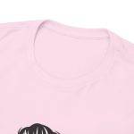 Girl Skull Pink Color T-Shirt For Women Heavy Cotton Tee
