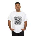 Coffee Hug Unisex Heavy Cotton Tee - Perfect for Coffee Lovers