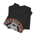 Body building gym Black color Tshirt For Unisex Heavy Cotton Tee