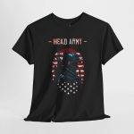 Head Army Unisex Heavy Cotton Tee - Patriotic Graphic Tee for Freedom Lovers