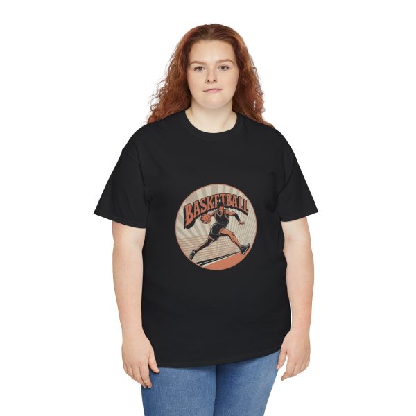 Vintage Basketball Unisex Heavy Cotton Tee - Perfect for Sports Fans