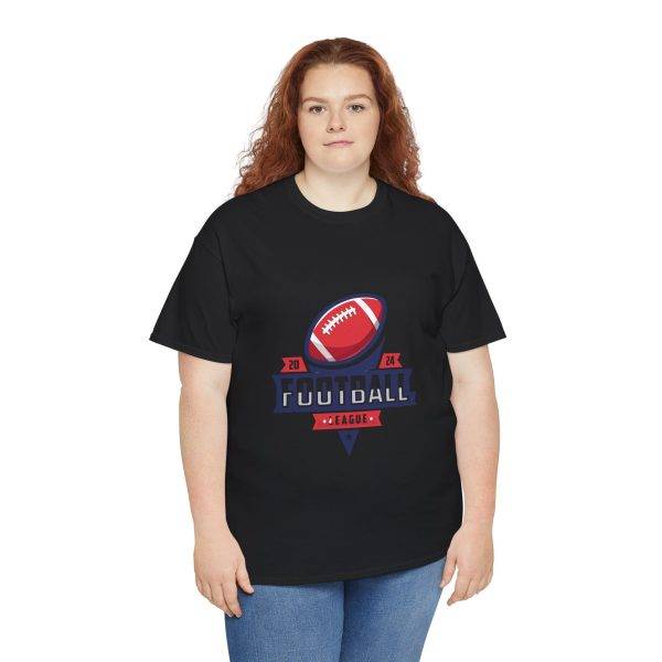 Football Black Color T-Shirt For Unisex Heavy Cotton Tee Football Black Color T-Shirt For Unisex Heavy Cotton Tee