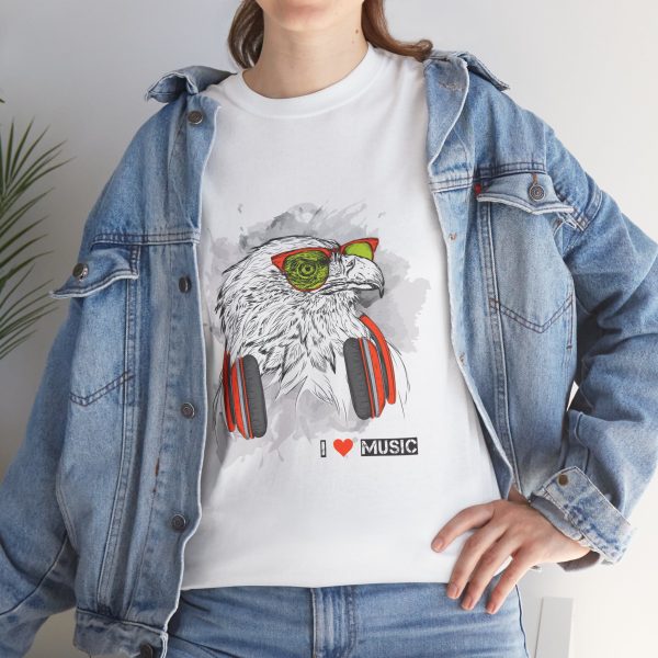 I Love Music Eagle Unisex Tee