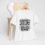 Coffee Hug Unisex Heavy Cotton Tee - Perfect for Coffee Lovers