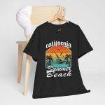 California Summer Beach Unisex Heavy Cotton Tee