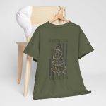 American Veteran Military Green Color T-Shirt For Unisex Heavy Cotton Tee