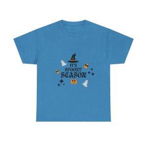 Halloween It's Spooky Season Blue Color T-Shirt For Unisex Heavy Cotton Tee