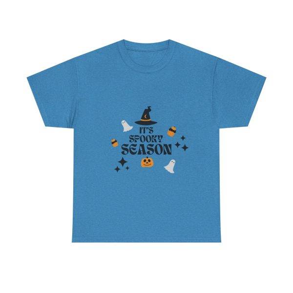 Halloween It's Spooky Season Blue Color T-Shirt For Unisex Heavy Cotton Tee