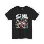 Unisex Heavy Cotton Tee - Let's Make Some Noise! Rock Music Shirt
