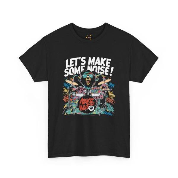 Unisex Heavy Cotton Tee - Let's Make Some Noise! Rock Music Shirt