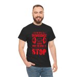 Motivational Gym Tee - "The Real Workout Starts When You Want to Stop" Unisex Heavy Cotton Shirt Motivational Gym Tee - "The Real Workout Starts When You Want to Stop" Unisex Heavy Cotton Shirt