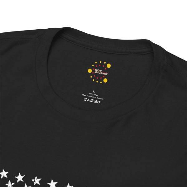 Veteran Pride Unisex Heavy Cotton Tee - Distressed American Flag Design