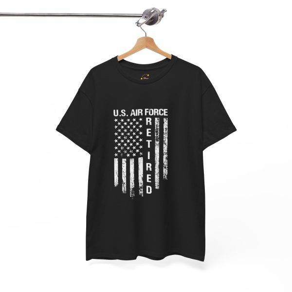 Retired U.S. Air Force Unisex Heavy Cotton Tee - Military Tribute Shirt