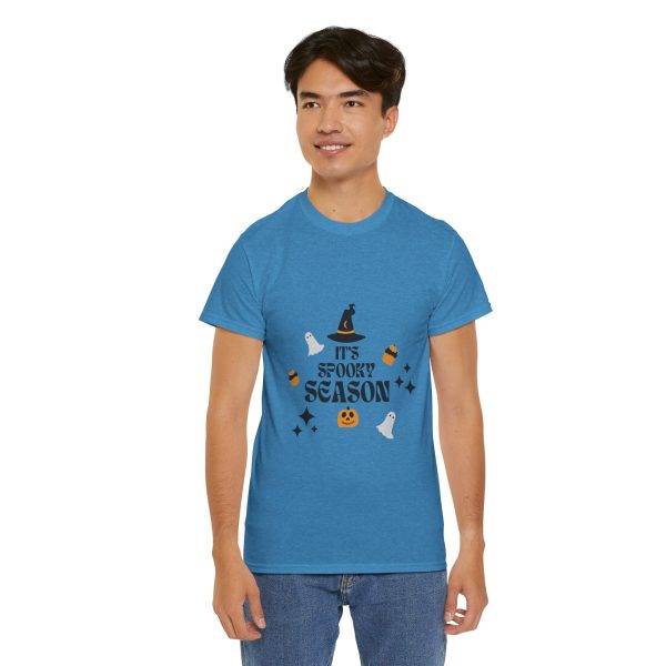 Halloween It's Spooky Season Blue Color T-Shirt For Unisex Heavy Cotton Tee