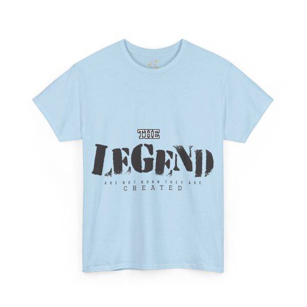 The Legend Blue Color T-Shirt For Unisex Heavy Cotton Tee