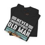 Never Underestimate an Old Man Farmer Unisex Heavy Cotton Tee