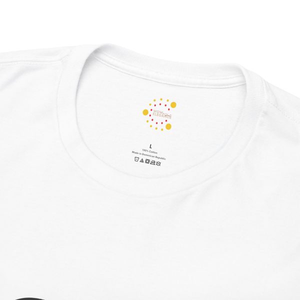 Keep calm calm and left on white Color T-Shirt For Unisex Heavy Cotton Tee