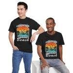 California Summer Beach Unisex Heavy Cotton Tee
