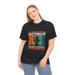 Halloween BUCLE UP BUTTERCUP YOU JUST FLIPPED MY WITCH SWITCH Black Color T-Shirt for Unisex Heavy Cotton Tee