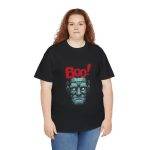 Boo Halloween Frankenstein's Black Color T-Shirt For Unisex Heavy Cotton Tee Boo Halloween Frankenstein's Black Color T-Shirt For Unisex Heavy Cotton Tee