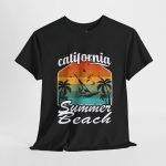 California Summer Beach Unisex Heavy Cotton Tee