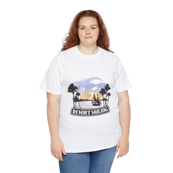 Resort sailing T-shirt design for unisex