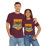GYM Cross Fit Go Hard Or Go Home Maroon Color T-Shirt For Unisex Heavy Cotton Tee
