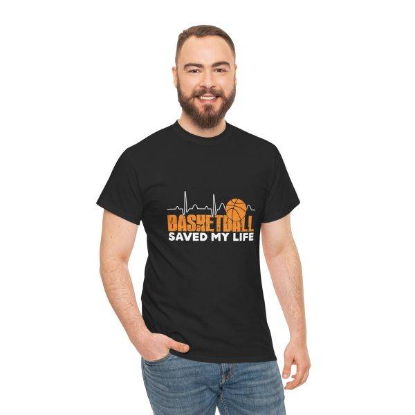 Basketball Saved My Life Unisex Heavy Cotton Tee