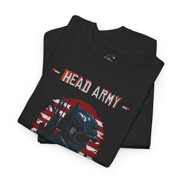Head Army Unisex Heavy Cotton Tee - Patriotic Graphic Tee for Freedom Lovers