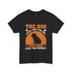 Dog Lover Unisex Heavy Cotton Tee - "The Dog Lives for the Day"