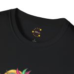Hipster unicorn black color Tshirt For Women Softstyle T-Shirt