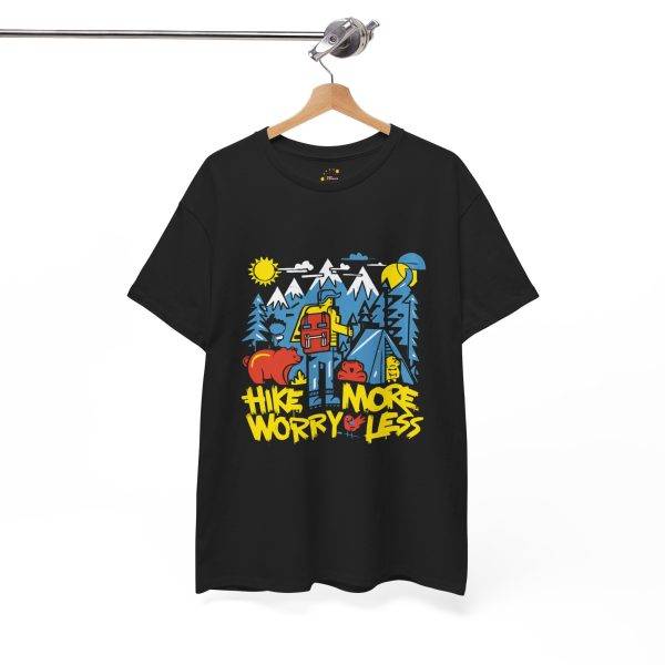 Hike More Worry Less Unisex Heavy Cotton Tee
