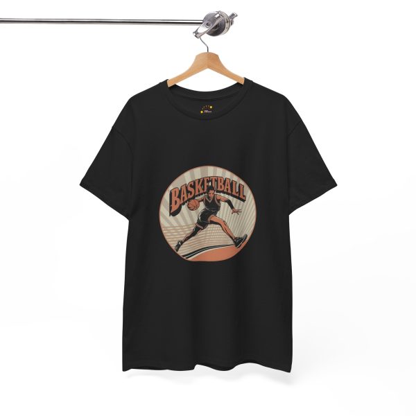 Vintage Basketball Unisex Heavy Cotton Tee - Perfect for Sports Fans