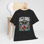 Unisex Heavy Cotton Tee - Let's Make Some Noise! Rock Music Shirt