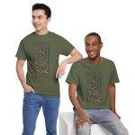 American Veteran Military Green Color T-Shirt For Unisex Heavy Cotton Tee