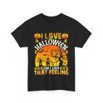 I Love Halloween Block Color T-Shirt For Unisex Heavy Cotton Tee I Love Halloween Block Color T-Shirt For Unisex Heavy Cotton Tee