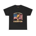 FANTASY FOOTBALL CHAMPION Black Color T-Shirt For Unisex Heavy Cotton Tee