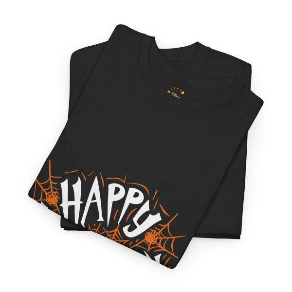Happy Halloween Black Color T-Shirt For Unisex Heavy Cotton Tee Happy Halloween Black Color T-Shirt For Unisex Heavy Cotton Tee