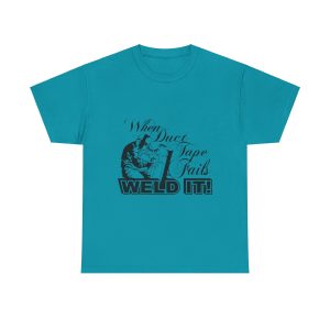 Weld It T-Shirt For Men Heavy Cotton Tee