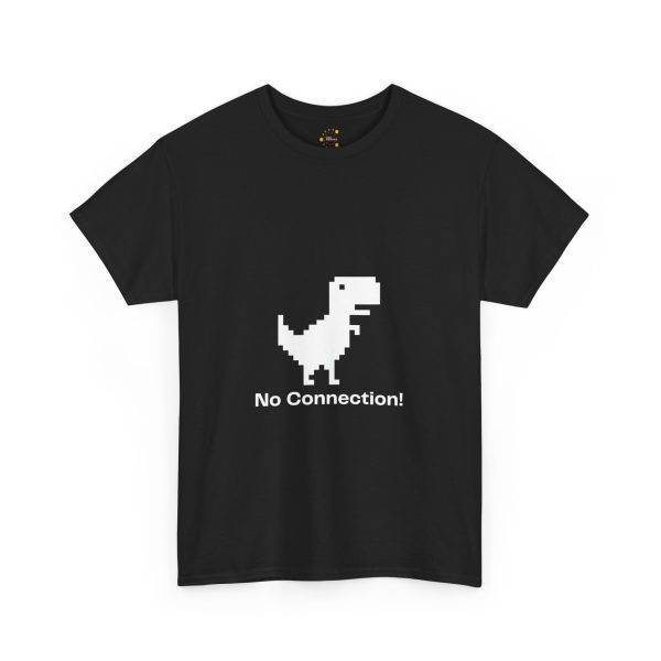 No Connection Black Color T-Shirt For Unisex Heavy Cotton Tee