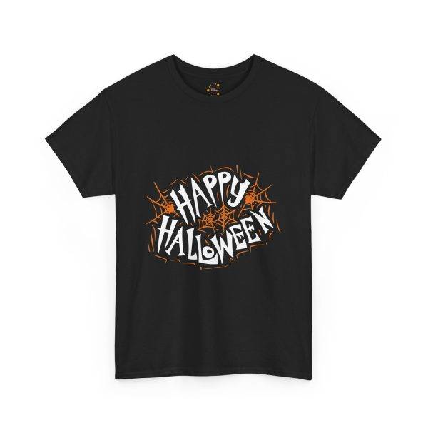 Happy Halloween Black Color T-Shirt For Unisex Heavy Cotton Tee Happy Halloween Black Color T-Shirt For Unisex Heavy Cotton Tee