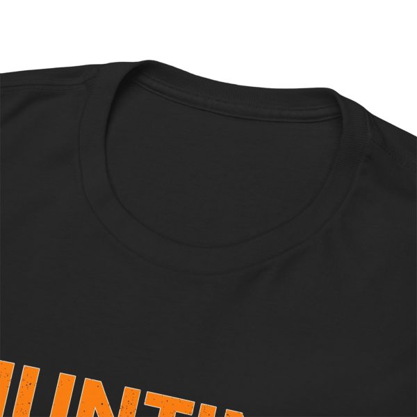 Hunting black color tshiert for Unisex Heavy Cotton Tee