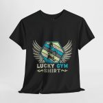 Lucky Gym Wings Unisex Heavy Cotton Tee - Workout & Fitness Apparel