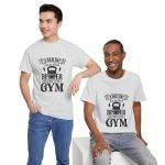 Motivational Gym Tee - "A Bad Day Can Be Made Better by Going to the Gym" Unisex Heavy Cotton T-Shirt