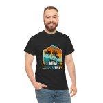 Summer Vibes Unisex Heavy Cotton Tee - Tropical Graphic T-Shirt