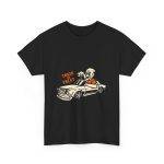 Halloween Trick Or Treat Black Color T-Shirt For Unisex Heavy Cotton Tee