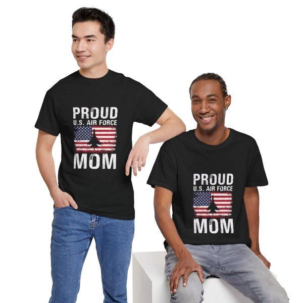 Proud U.S. Air Force Mom Unisex Heavy Cotton Tee
